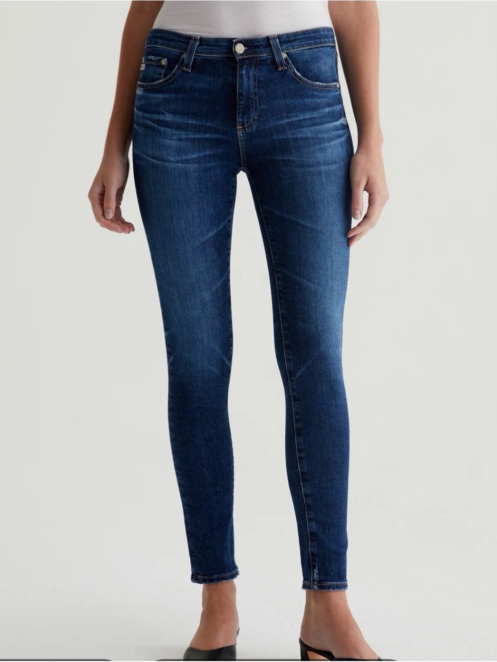 AG Adriano Goldschmied Legging Ankle Contour 360 Super Skinny Jeans Size 30R